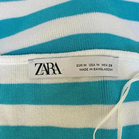 Zara Stripes Crop Top - Picture 4 of 5